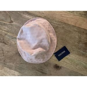 Vintage Y2K Pink Monogram Logo Dooney and Bourke Bucket Rain Hat w Original Tag